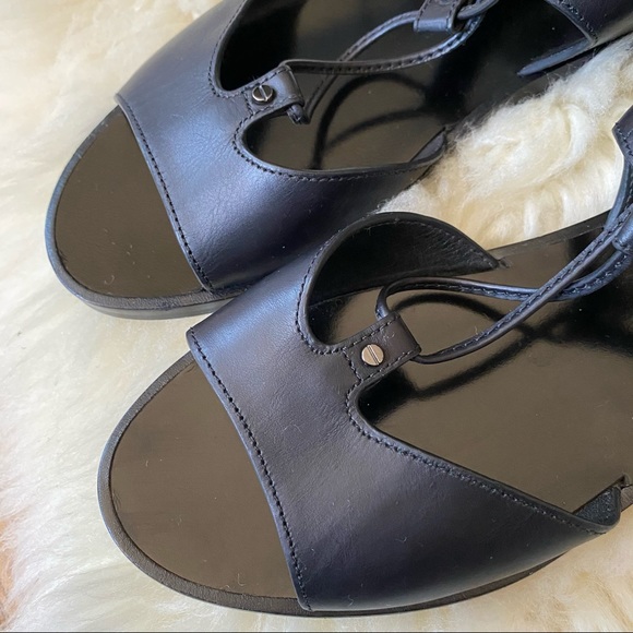 Vince Niva Leather Lace-Up Flat Gladiator Sandal - Picture 8 of 10